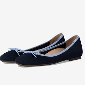 Vionic Klara knit Skimmers Classic Navy Blue Ballet Flats women’s size 7.5